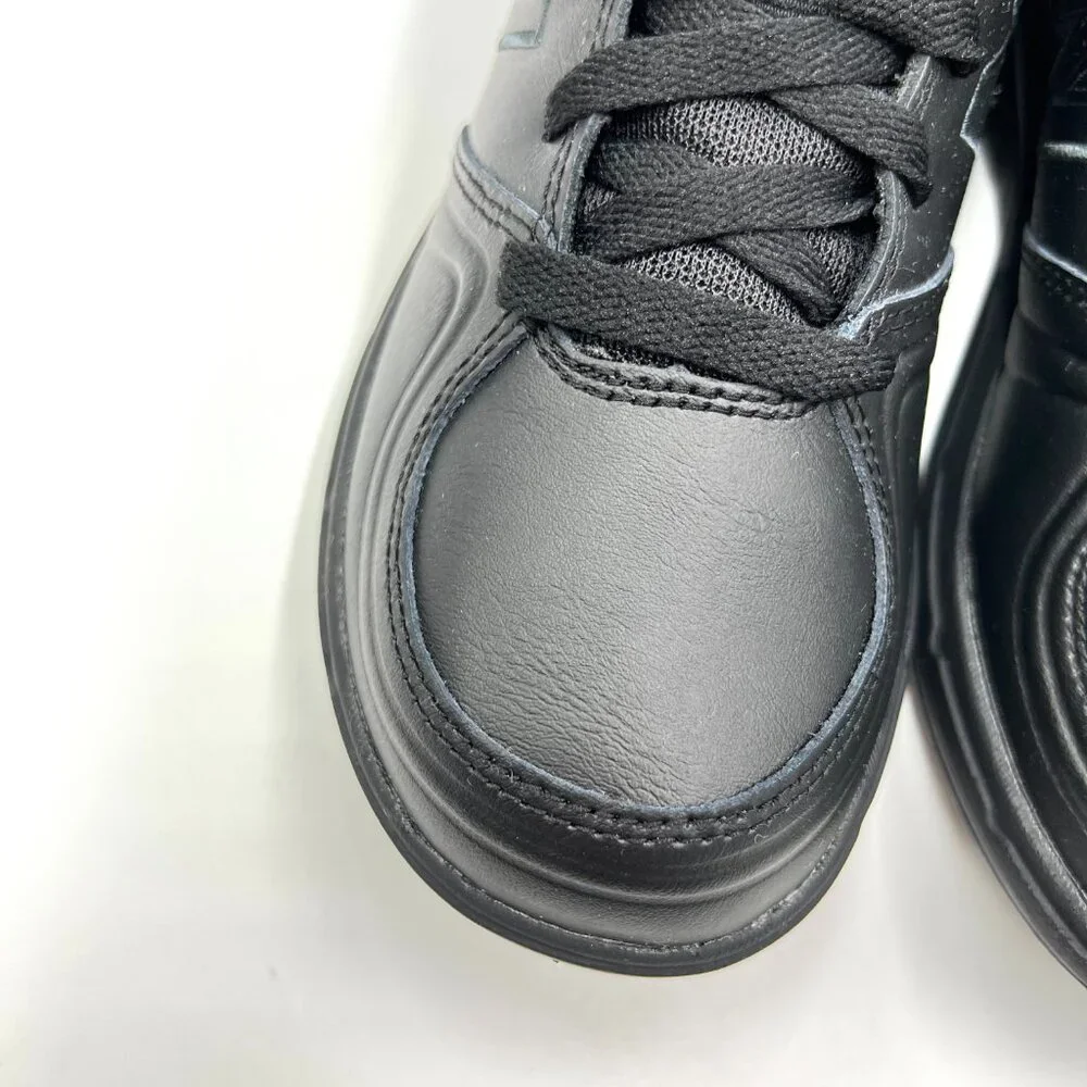New Balance Womens Size 6.5 Black Leather 813‎ V1 Lace Up Walking Shoes Sneakers